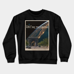 ARC DE TRIOMPHE POSTCARD. Crewneck Sweatshirt